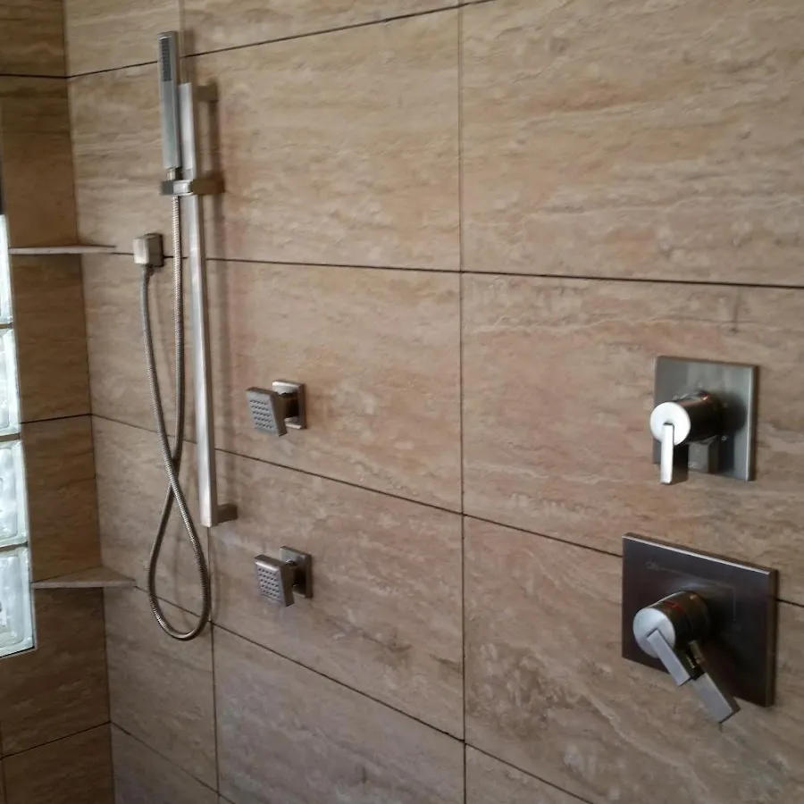 Shower fixture installation for Frozen Pipe Repair in North Sewickley